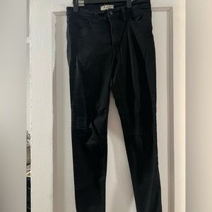 MADEWELL size 28 black roadtripper skinny jeans